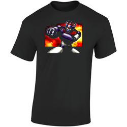 Old Mazinger Z Anime Retro Graphic Unisex Soft Cotton Black T Shirt