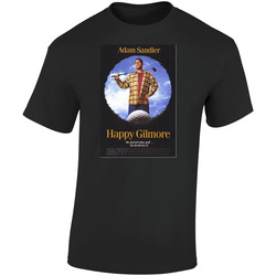 Happy Gilmore Cool 90's Comedy Vintage Classic Movie  Fan Retro Graphic Unisex Soft Cotton Black T Shirt