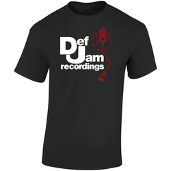 Def Jam Dod Retro Graphic Unisex Soft Cotton Black T Shirt