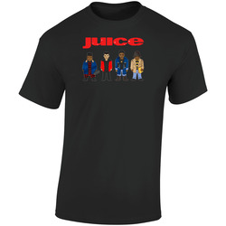 Juice Retro Graphic Unisex Soft Cotton Black T Shirt