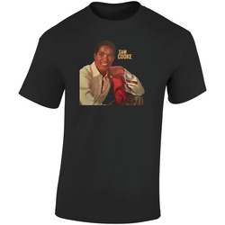 Sam Cooke Retro Graphic Unisex Soft Cotton Black T Shirt
