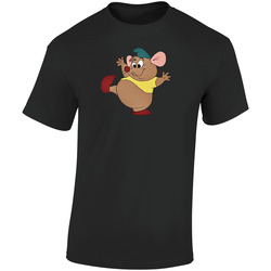 Gus Gus Cinderella Story Retro Graphic Unisex Soft Cotton Black T Shirt