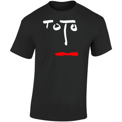 Toto Face Symbol Rock Band Legend Retro Graphic Unisex Soft Cotton Black T Shirt
