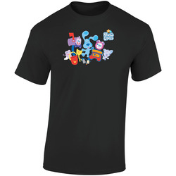 Parties Blues Clues Friends Apparel Retro Graphic Unisex Soft Cotton Black T Shirt