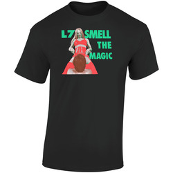Hot Design Smell The Magic L7 Retro Graphic Unisex Soft Cotton Black T Shirt