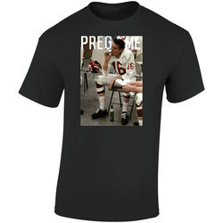Len Dawson Smoking Retro Graphic Unisex Soft Cotton Black T Shirt