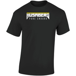 Husaberg Retro Graphic Unisex Soft Cotton Black T Shirt