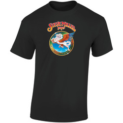Steve Miller Band Retro Retro Graphic Unisex Soft Cotton Black T Shirt
