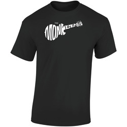 Fg The Monkees Retro Graphic Unisex Soft Cotton Black T Shirt