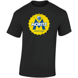 Moritz Logo Popular Beer Lagar Alcohol Beverage Drink Fan Gift Retro Graphic Unisex Soft Cotton Black T Shirt