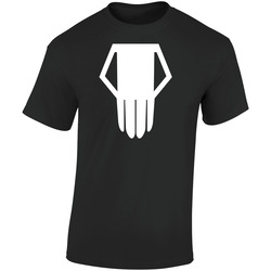 Bakugo Hero Academia Skull Hitam Retro Graphic Unisex Soft Cotton Black T Shirt