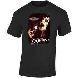 Night Of The Demons 2 Scary Movie Halloween Retro Graphic Unisex Soft Cotton Black T Shirt