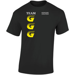 Ggg Retro Graphic Unisex Soft Cotton Black T Shirt