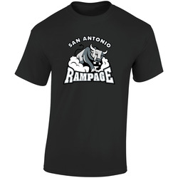 San Antonio Rampage Retro Graphic Unisex Soft Cotton Black T Shirt
