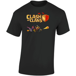 Clas Of Clans Retro Graphic Unisex Soft Cotton Black T Shirt