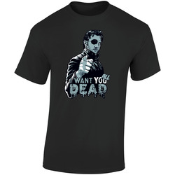 The Governor t-shirt The walking dead tee  Retro Graphic Unisex Soft Cotton Black T Shirt