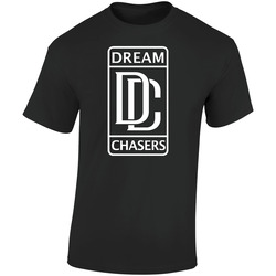 Dcashers Black Retro Graphic Unisex Soft Cotton Black T Shirt