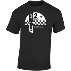 2 Tone The Specials Records 45 Retro Graphic Unisex Soft Cotton Black T Shirt