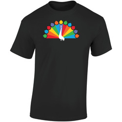 Original Nbc Peacock Logo Vintage Tv Network Fan Retro Graphic Unisex Soft Cotton Black T Shirt