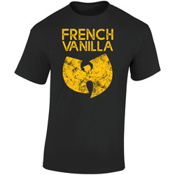 French Vanilla Wu Tang Ice Cream Song Lyrics Fan Retro Graphic Unisex Soft Cotton Black T Shirt