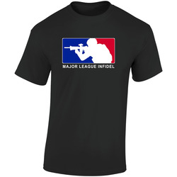 Major2 League Retro Graphic Unisex Soft Cotton Black T Shirt