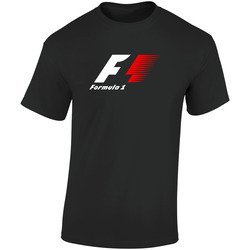 F1 Black2 Retro Graphic Unisex Soft Cotton Black T Shirt