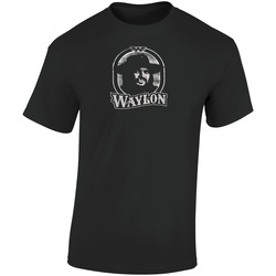 Waylon Waylon Jennings Music Retro Graphic Unisex Soft Cotton Black T Shirt