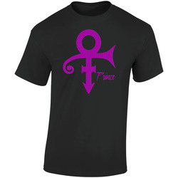 Prince Retro Graphic Unisex Soft Cotton Black T Shirt