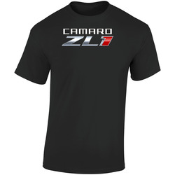 Chevrolet Camaro Zl1 Corvette Racing Car Retro Graphic Unisex Soft Cotton Black T Shirt