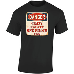 Crazy Twenty One Pilots Fan Music Artist Vintage Sign Retro Graphic Unisex Soft Cotton Black T Shirt