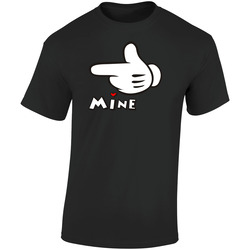Mine Hand Right Retro Graphic Unisex Soft Cotton Black T Shirt