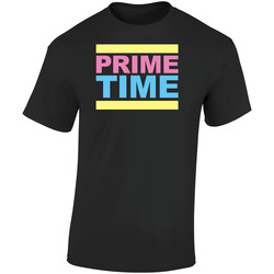 Prime Time Deion Sanders Football Defensive Back Retro Graphic Unisex Soft Cotton Black T Shirt