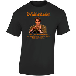 Bil Hader Snl Stefon Quotes Retro Graphic Unisex Soft Cotton Black T Shirt