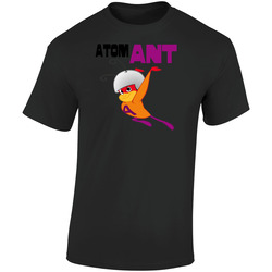 Atom Ant Tv Show Retro Graphic Unisex Soft Cotton Black T Shirt