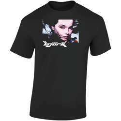 Bjork Rock Black Retro Graphic Unisex Soft Cotton Black T Shirt