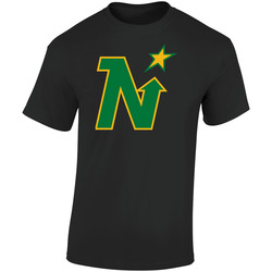 Hockey Minnesota North Stars Retro Classic T Retro Graphic Unisex Soft Cotton Black T Shirt