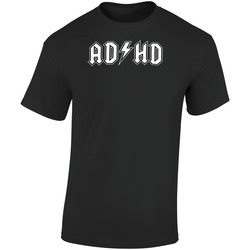 Ad Hd Video Geek Funny Retro Graphic Unisex Soft Cotton Black T Shirt