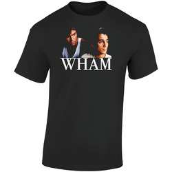 Wham! 80's Retro Retro Graphic Unisex Soft Cotton Black T Shirt