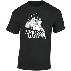Astro Boy Anime Manga Cartoon Retro Graphic Unisex Soft Cotton Black T Shirt