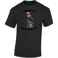 Brian Bosworth Funny Football Retro Retro Graphic Unisex Soft Cotton Black T Shirt