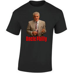 Phil Letardo Sopranos Funny Italian Retro Graphic Unisex Soft Cotton Black T Shirt