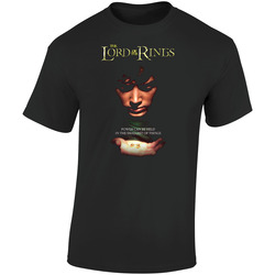 The Lord Of The Rings Fantasy Movie Frodo Retro Graphic Unisex Soft Cotton Black T Shirt