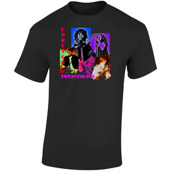 Forever 27 Club Rock N Roll Tribute Retro Graphic Unisex Soft Cotton Black T Shirt