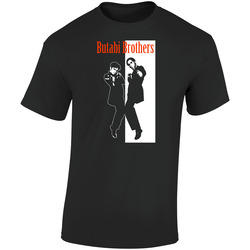 A Night At The Roxbury Butabi Brothers Retro Graphic Unisex Soft Cotton Black T Shirt