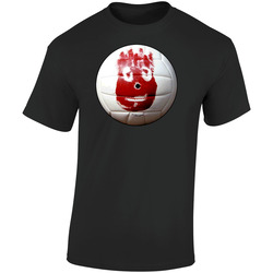 Cast Away Movie Wilson Retro Graphic Unisex Soft Cotton Black T Shirt
