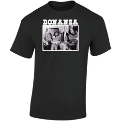 Bonanza Tv Retro Graphic Unisex Soft Cotton Black T Shirt