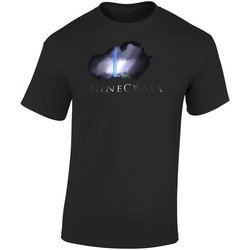 Minecraft Popular Video Game Retro Graphic Unisex Soft Cotton Black T Shirt