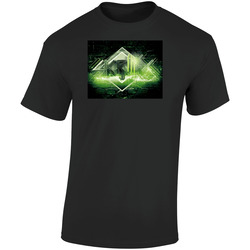 Skrillex Music Electronic Green Retro Graphic Unisex Soft Cotton Black T Shirt