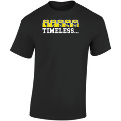 Michigan Wolverines Fab 5 Basketball Retro Graphic Unisex Soft Cotton Black T Shirt