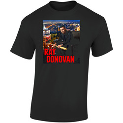 Ray Donovan Schreiber Voight Retro Graphic Unisex Soft Cotton Black T Shirt
